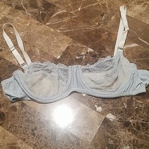 Fortnight sheer baby blue bra